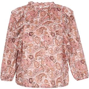 usha - Blouse - Paisley Print - Regular Fit - 3/4 Mouwen