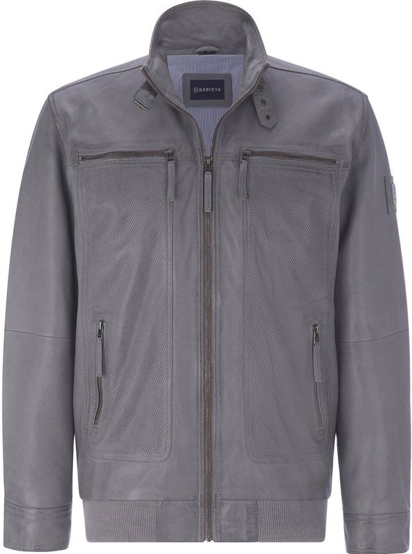 Babista - CORIETTA - Leren Jack - Grijs