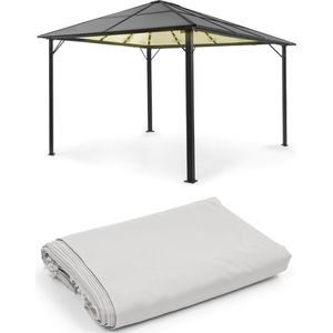 Pantheon Solid Sky Ambient zonne-energie paviljoen 3 x 4 zonne-energie verlichting