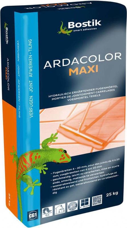 Bostik - Ardacolor Maxi - Voegmortel - Donkergrijs - Zak 25 kg