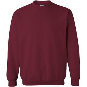 Gildan Zware Blend Unisex Adult Crewneck Sweatshirt voor volwassenen (Granaat)