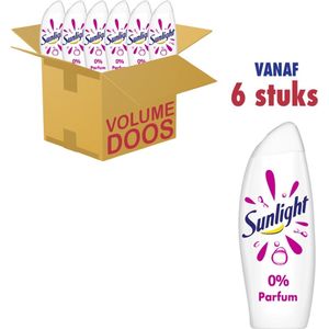 Sunlight - Douche 0% Parfum - Douchegel - 6 x 500ml - Voor Gevoelige Huid