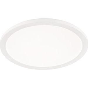 LED Plafondlamp - Badkamerlamp - Torna Camy - Opbouw Rond 22W - Spatwaterdicht IP44 - Dimbaar - Warm Wit 3000K - Mat Wit