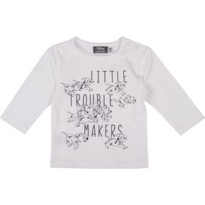 Zero2three Jongens Baby T-shirt Dalmatiërs - Wit