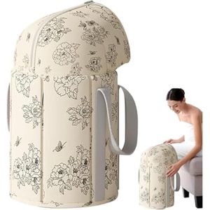 Voetbad, voetenbad met bloemenmotief, voetenbad met kniebeschermers, warmwater voetenbad, voetmassagebad, P-tas