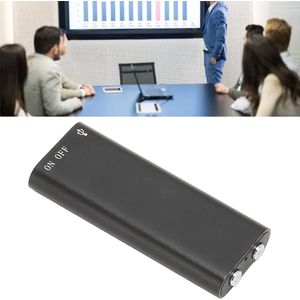 Gsedaox-Afluisterapparatuur-8 Gb-Mini Afluisterapparaat-Voice Recorder Digitaal-Spy Recorder-Dictafoon-Afluisteren Opnemen-Zwart