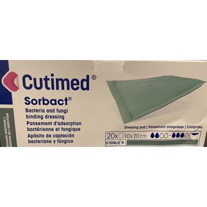 BSN Essity - Cutimed Sorbact 10 x 20 cm - 20 stuks per doos