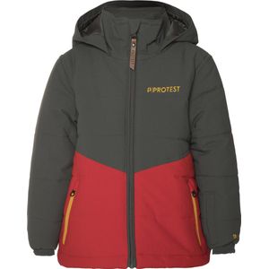 Protest Prtdonuti – Skijas Jongens – Kleuter – Waterafstotende afwerking – Winterjas – Waterkolom 10K – Huntergreen