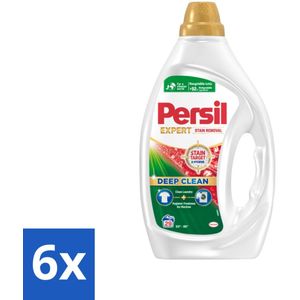 Persil Wasmiddel Gel 29 Wasbeurten Stain Removal 1,305 liter - Voordeelverpakking - 6 stuks