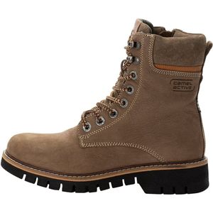 camel active Veterschoen van rundleer - Maat womenswear-36 - Bruin