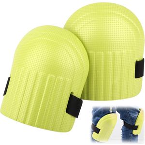 EXCITAT Kniebeschermers - Kniebeschermers voor tuinieren - Kniebeschermers van schuim - met verstelbare gesp - Geschikt voor tuinieren, schilderen, schoonmaken, buiten