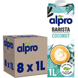 Alpro Barista Coconut Opschuimmelk 8 x 1 Liter