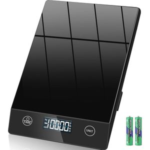 Digitale Keukenweegschaal met Tarra-functie - Nauwkeurige Weegschaal voor Koken en Bakken tot 10 kg