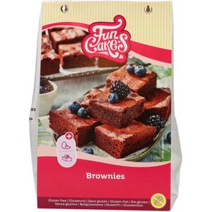 FunCakes Bakmix voor Brownies - Browniemix - Cakemix - Glutenvrij - 500g