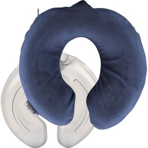 Warmwaterkruik fleece overtrek blauw groot warmtekussen nek schouders rug pluizige overtrek 15 l - blauw 15 l
