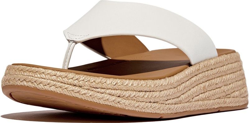 FitFlop - F-Mode - Espadrille - Urban White - Leer