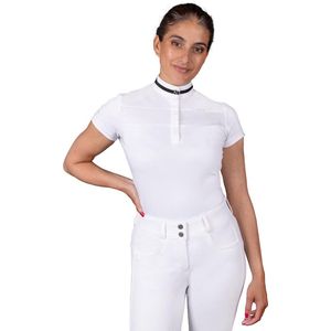 QHP Wedstrijdshirt Kae Wit - 34