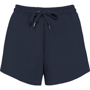 Vintage wash damesshort korte broek 'Terry' Navy Blue - XXL