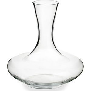 Arte Regal Wijn karaf / decanteer schenkkan - glas - 1,5 liter - 21 x 24 cm - wijn laten luchten