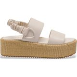 Blauer - OPAL04 - Sandalen - Beige - 3 tot 5 cm Hakhoogte