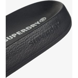 City Luxe - Badslippers - Zwart - Gevoerd Bandje - Voorgevormd Voetbed