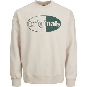 Jack & Jones Rriverside Sweat Crew Neck | Beige | Maat: L