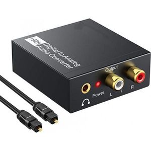 Digitaal Naar Analoog Audio Converter - DAC - Compacte Converter - Ondersteunt Hoge Resolutie Audio