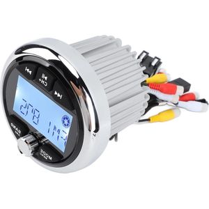 MP5-speler voor Jachten RV Boot - 12V Waterdichte Bluetooth Marine Radio met Aluminiumlegering - Stofdicht Lossless Muziek .