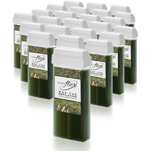 ItalWax Flex Waxpatroon Algen 24 stuks - Wax Cartridge voor Gladde Huid - Perfect voor Thuisgebruik