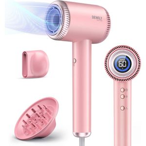 Haardroger met Borstelloze Motor en Magnetische Diffuser - Snelle Droogervaring voor Thuis en Op Reis