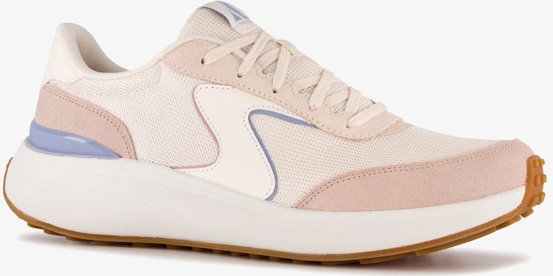 Skechers - BLVD Retro Revival - Dames Sneakers - Beige - Extra Comfort - Memory Foam