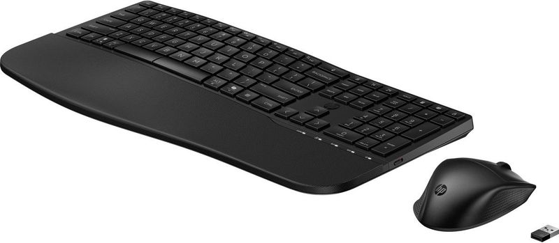 HP 685 CFT DUAL-MODE KB/MSE COMBO toetsenbord Inclusief muis Kantoor RF-draadloos + Bluetooth Zwart
