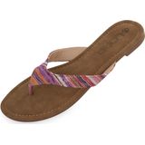 Herba - Dames Loep - Flip-Flops - Zwart - Polyurethaan