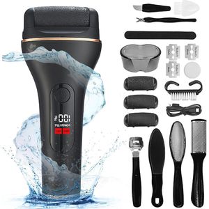 Elektrische eeltverwijderaar voor effectieve voetverzorging met 2 versnellingen en 3 reservewielen