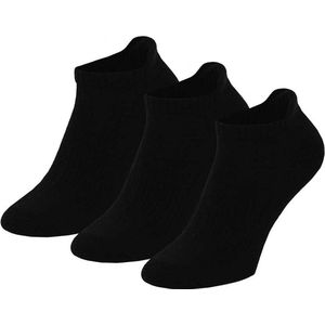 Apollo sport sneaker sokken 3-pack zwart maar 31-35