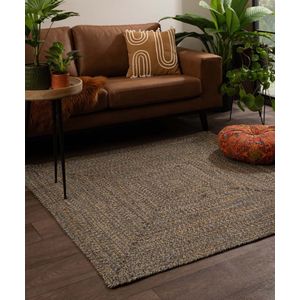 Vloerkleed katoen vierkant - Joy multi 250x250 cm