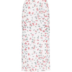 myMo - Midi-rok - Kersenprint - Geplooide Zoom - Lente-Zomercollectie