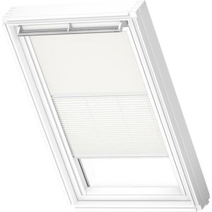 VELUX Origineel Verduisterend Rolgordijn Plus Plissé (DFD) Wit Kozijn, C02, Wit