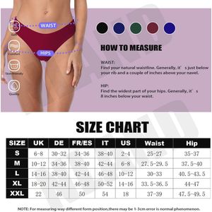 Dames Bikini-Slip Tanga - Sexy Braziliaanse Lage Taille Zwemkleding