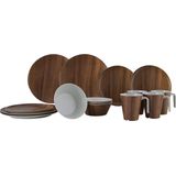 Gimex - Nature Line - Servies - Wood - 16-Delig