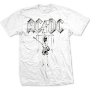 AC/DC - Switch Heren T-shirt - L - Wit