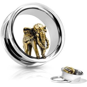 14 mm Screw-fit tunnel olifant
