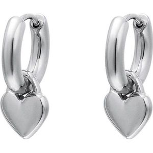 zilveren oorbellen met hart |Valentijn |Cadeau voor haar- Moederdag cadeautje -Valentijnsdag - cadeau voor haar - mama