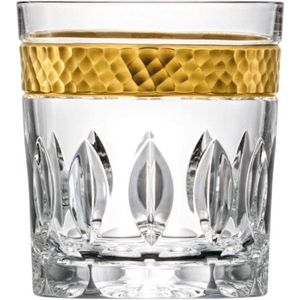 Whiskyglas Bloom Gold - Tumbler with 24 karaat gouden rand - 320ml - Arnstadt Kristall