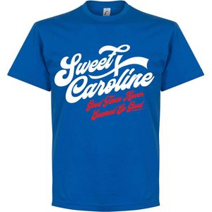 Sweet Caroline T-shirt - Blauw - L