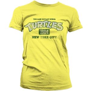 Teenage Mutant Ninja Turtles Turtles NY 1984 Girly T-Shirt Damen Yellow-S