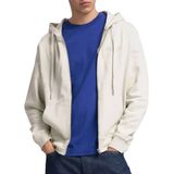 Replay - Logo Hooded Vest - Off White - Heren