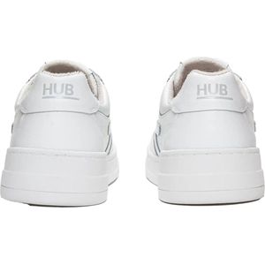 HUB Court-z Men Lage sneakers - Leren Sneaker - Heren - Wit - Maat 41