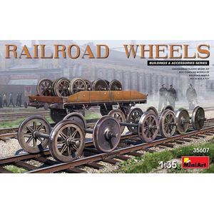 Miniart - Railroad Wheels 1:35 (1/20) * - MIN35607 - modelbouwsets, hobbybouwspeelgoed voor kinderen, modelverf en accessoires