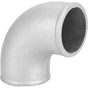 90 degree cast aluminum pipe fitting elbow 2.5in for intercooler turbo - tight bend